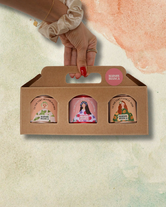 Le coffret 3 thés vert