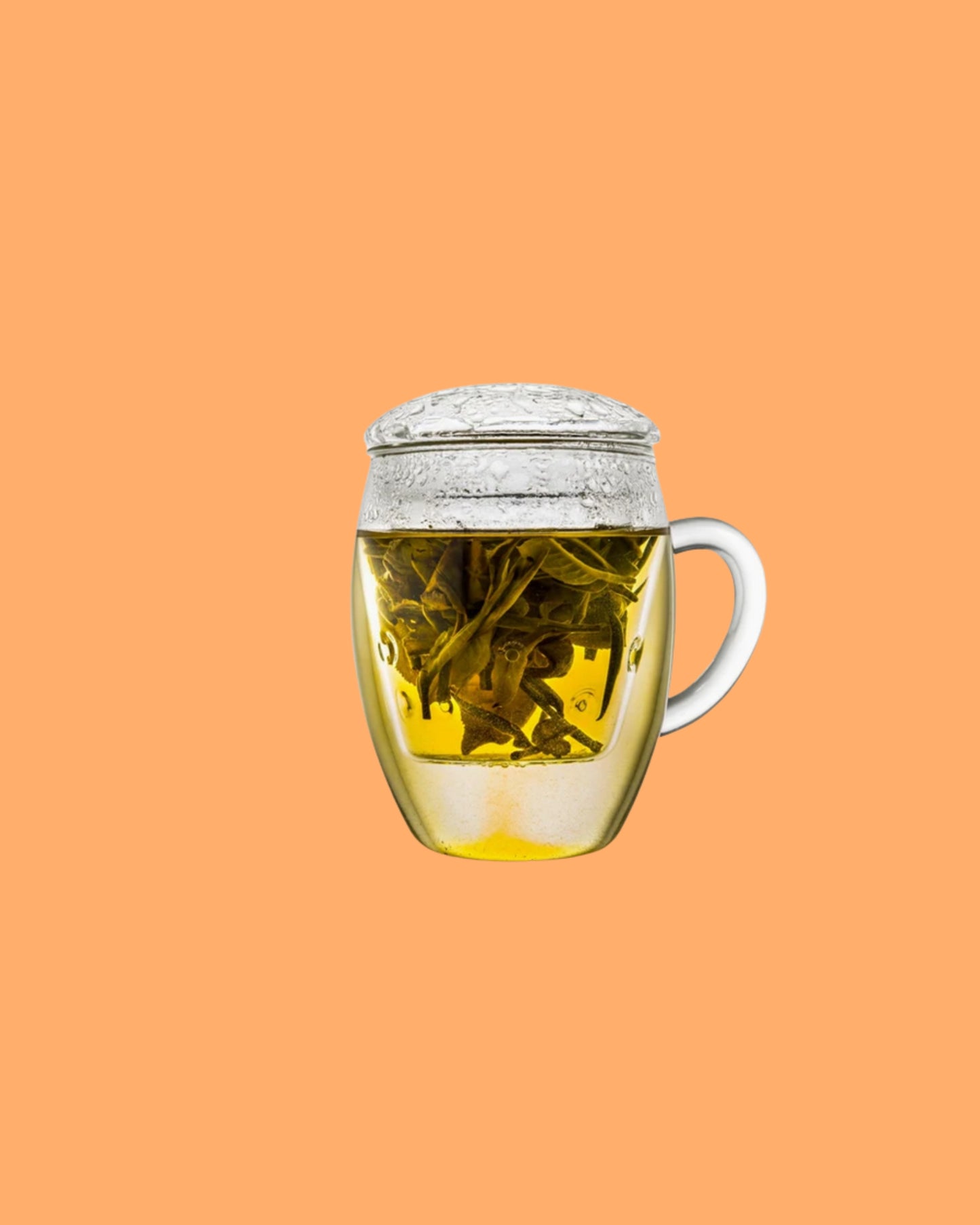Le mug infuseur en verre